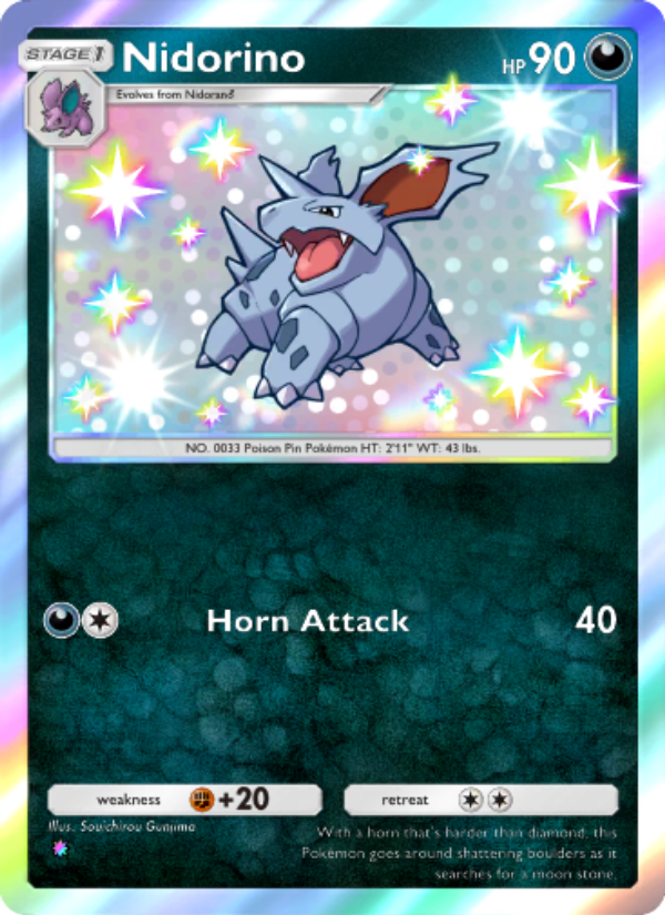 Nidorino - Pokémon TCG Card