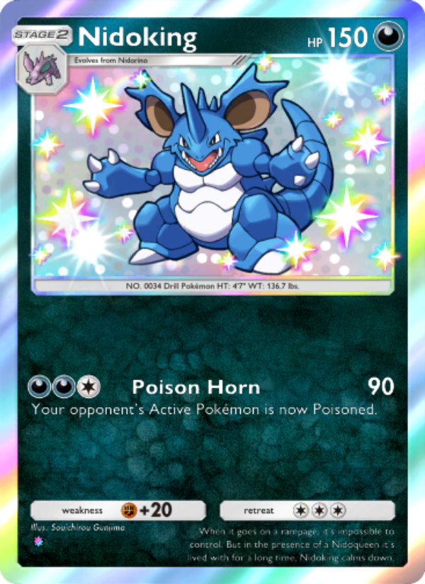 Nidoking - Pokémon TCG Card