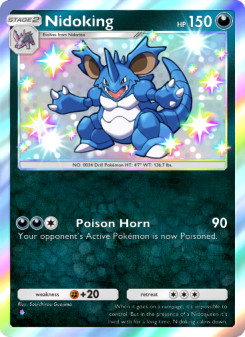 Nidoking - pokemon TCG Card
