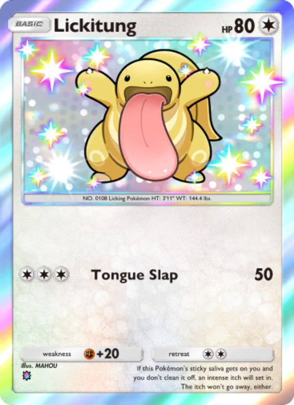 Lickitung - Pokémon TCG Card
