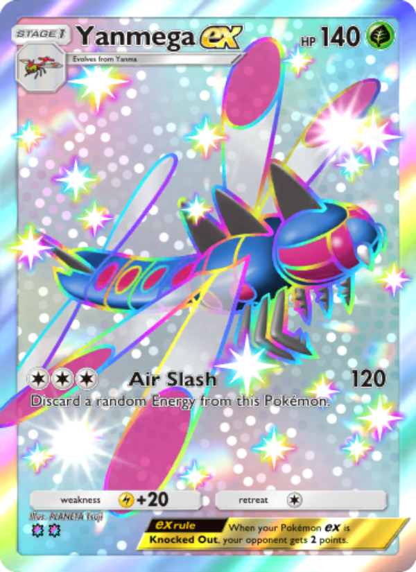 Yanmega ex - Pokémon TCG Card