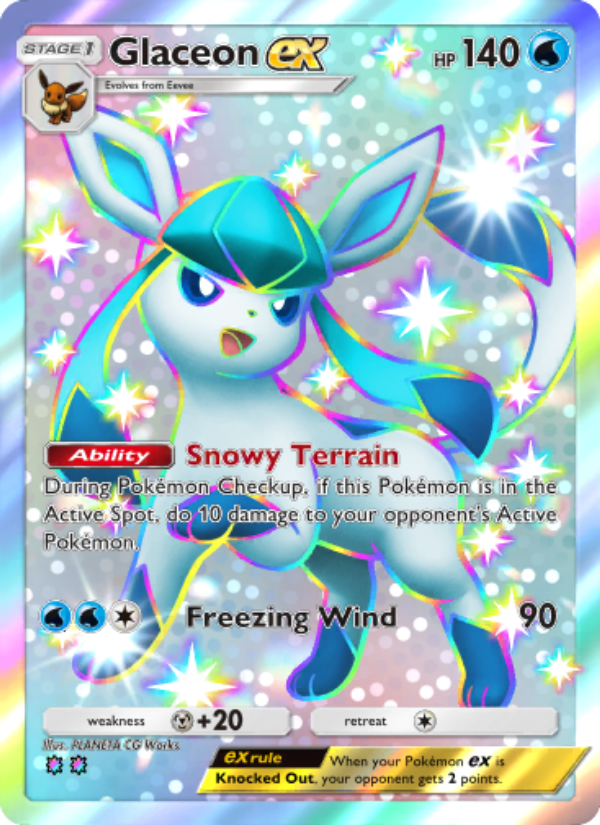 Glaceon ex - Pokémon TCG Card