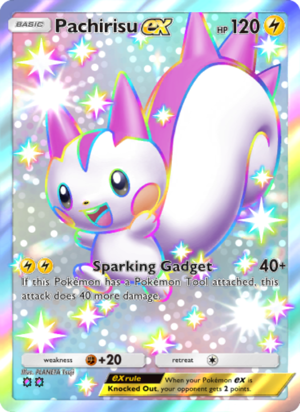 Pachirisu ex - Pokémon TCG Card