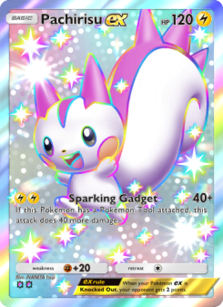 Pachirisu ex - pokemon TCG Card