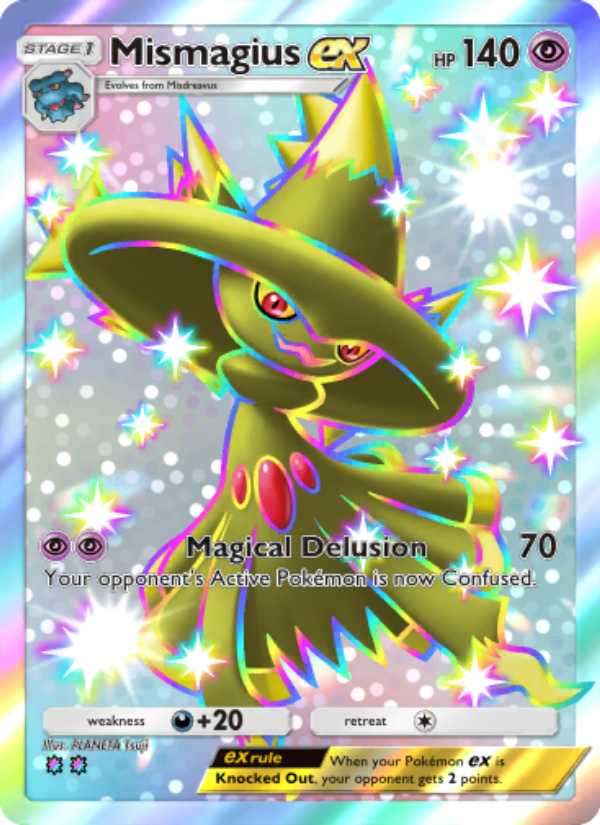 Mismagius ex - Pokémon TCG Card