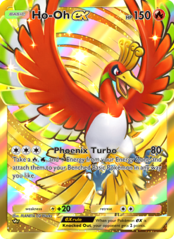 Ho-Oh ex - Pokémon TCG Card