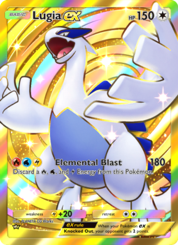 Lugia ex - Pokémon TCG Card