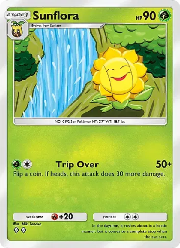 Sunflora - Pokémon TCG Card