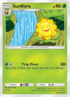 Sunflora - pokemon TCG Card
