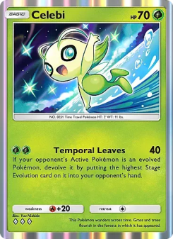 Celebi - pokemon TCG Card