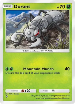 Durant - pokemon TCG Card