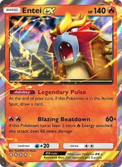Entei ex - pokemon TCG Card