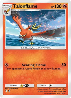 Talonflame - pokemon TCG Card