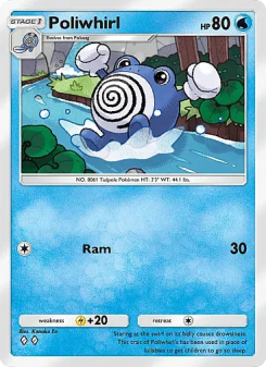 Poliwhirl - pokemon TCG Card