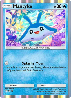 Mantyke - pokemon TCG Card