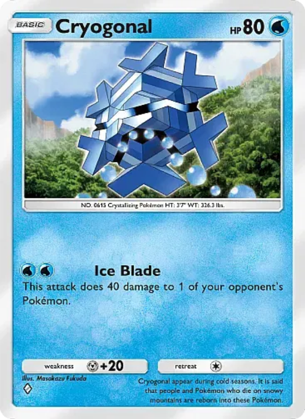 Cryogonal - Pokémon TCG Card