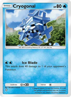 Cryogonal - pokemon TCG Card
