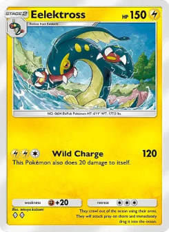 Eelektross - pokemon TCG Card