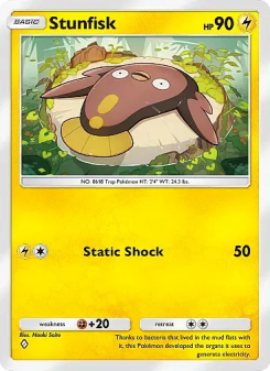 Stunfisk - pokemon TCG Card