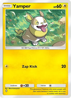 Yamper - pokemon TCG Card