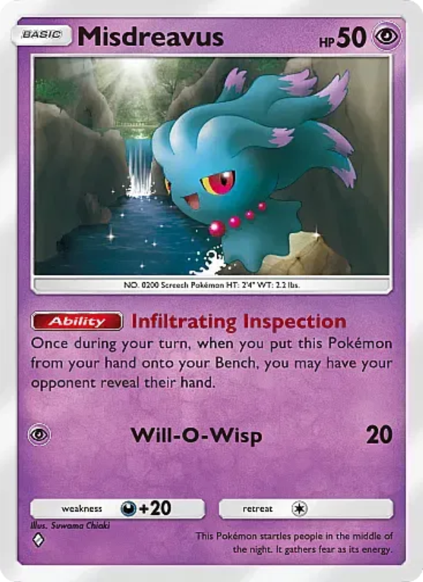 Misdreavus - Pokémon TCG Card