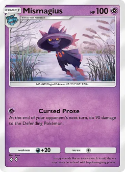 Mismagius - pokemon TCG Card