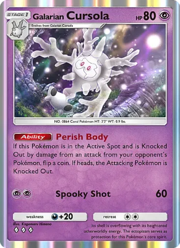 Galarian Cursola - Pokémon TCG Card