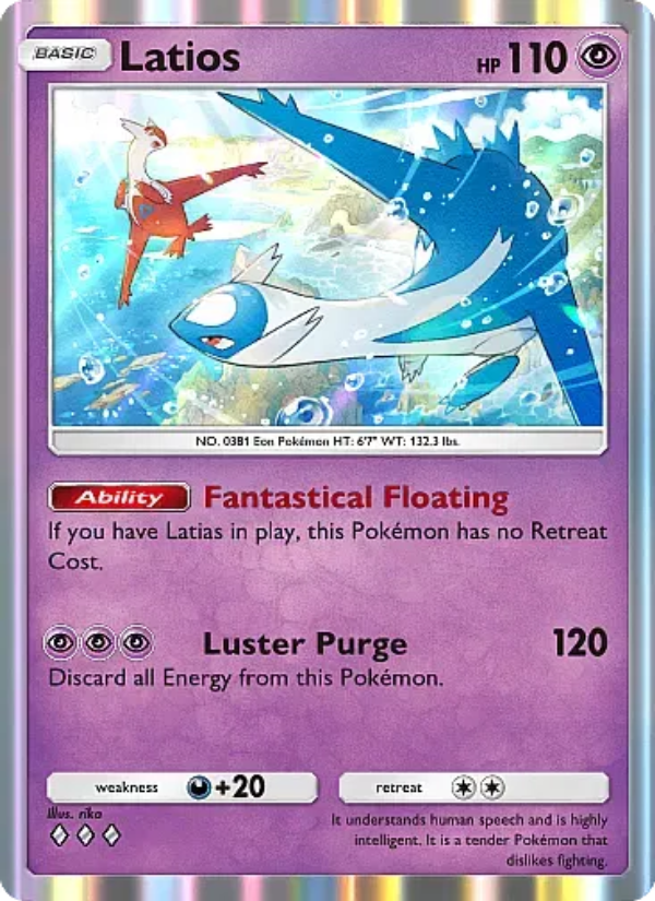Latios - Pokémon TCG Card