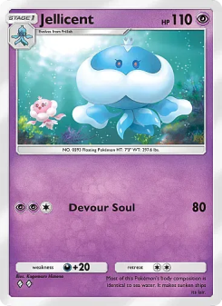 Jellicent - pokemon TCG Card