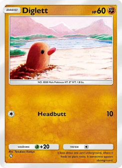 Diglett - pokemon TCG Card