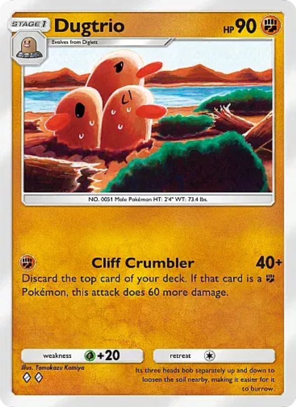 Dugtrio - Pokémon TCG Card