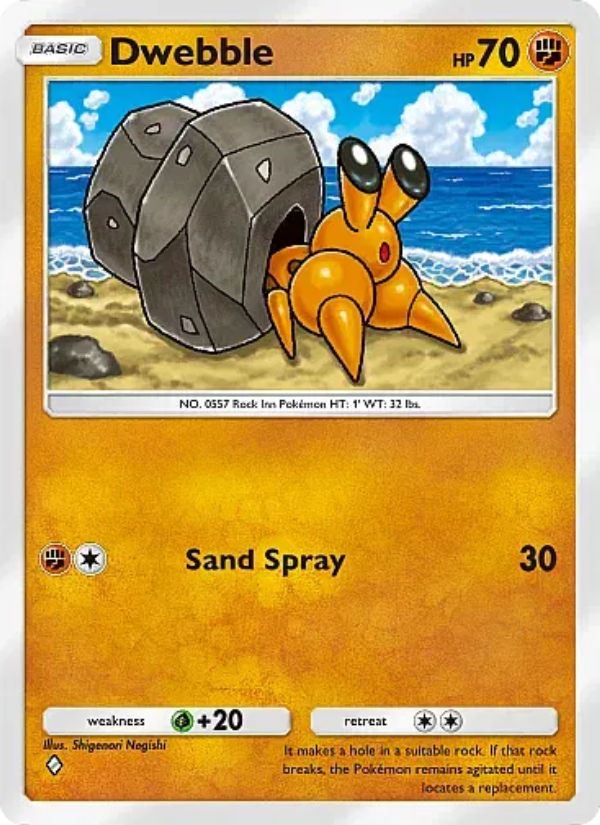 Dwebble - Pokémon TCG Card