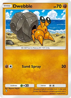 Dwebble - pokemon TCG Card