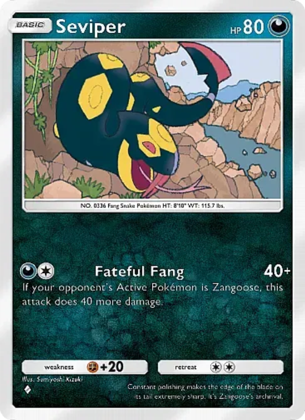 Seviper - Pokémon TCG Card