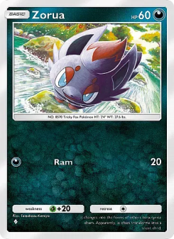 Zorua - pokemon TCG Card