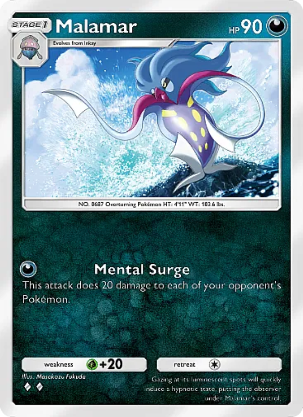 Malamar - Pokémon TCG Card