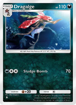 Dragalge - pokemon TCG Card