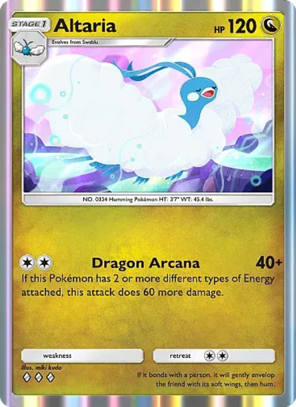 Altaria - Pokémon TCG Card