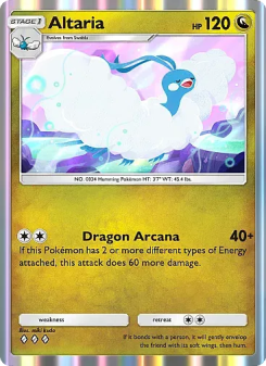 Altaria - pokemon TCG Card