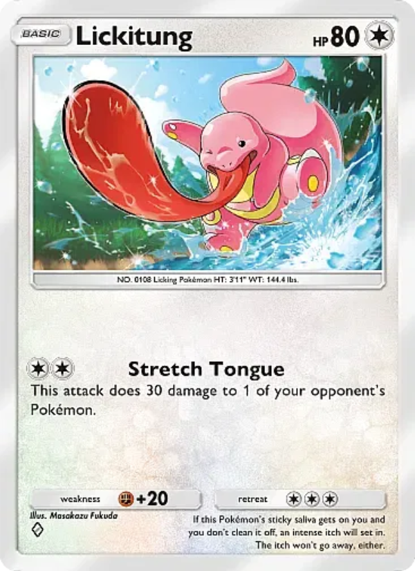 Lickitung - Pokémon TCG Card