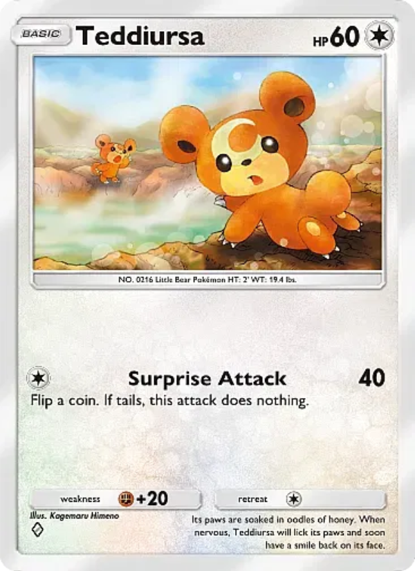 Teddiursa - Pokémon TCG Card