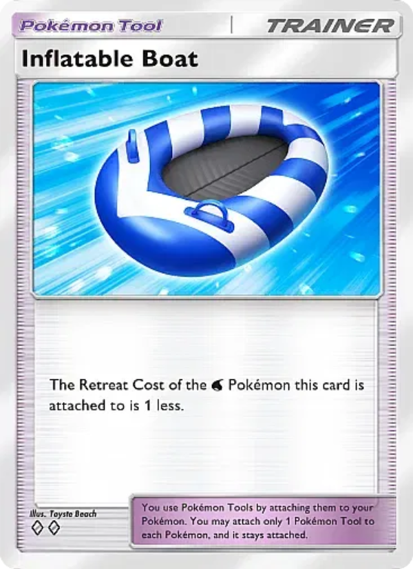 Inflatable Boat - Pokémon TCG Card