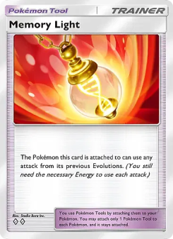 Memory Light - pokemon TCG Card