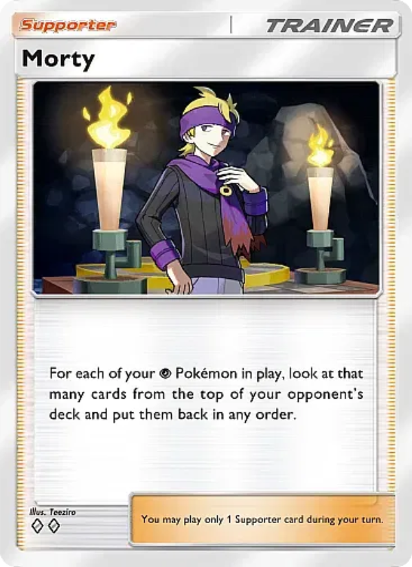 Morty - Pokémon TCG Card