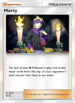 Morty - pokemon TCG Card
