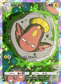 Stunfisk - pokemon TCG Card
