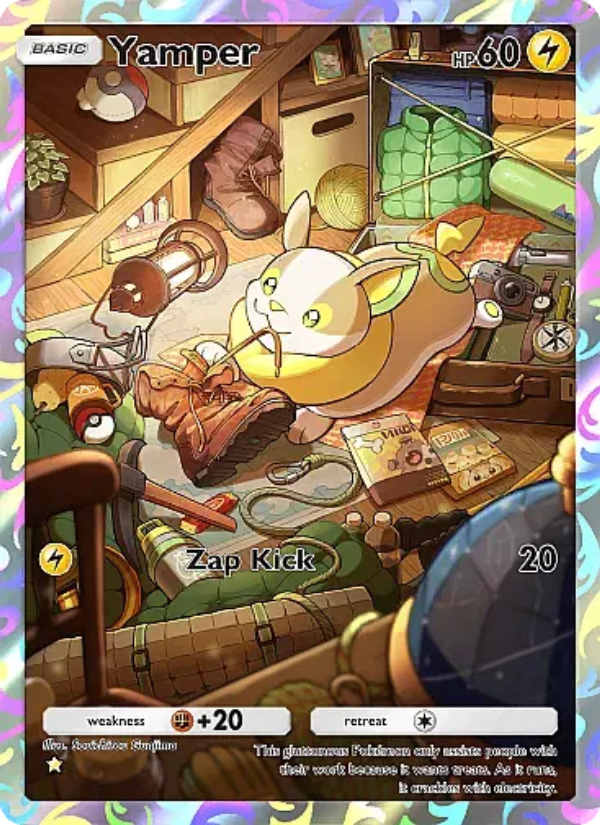 Yamper - Pokémon TCG Card