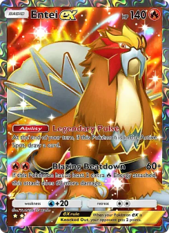 Entei ex - pokemon TCG Card