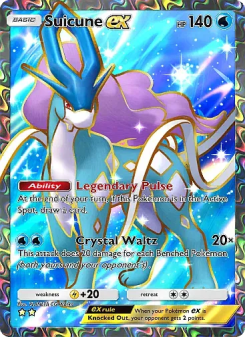 Suicune ex - pokemon TCG Card