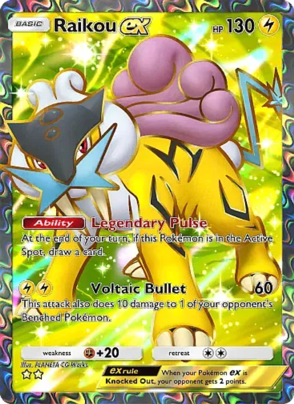 Raikou ex - Pokémon TCG Card